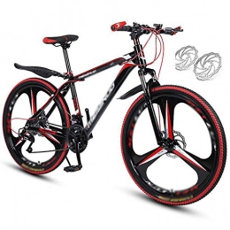 LINGYUN Bicicletas de montaña LINGYUN Bicicleta de montaña Plegable para Adultos de 27 velocidades, Bicicletas de MTB de suspensin Completa de 26 Pulgadas, Freno de Doble Disco, Cuadro de aleacin Ligera de Aluminio