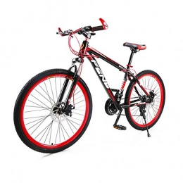 LIUCHUNYANSH Bicicletas de montaña LIUCHUNYANSH Mountain Bike Bicicleta para Joven Las Bicicletas MTB MTB Adulto Camino de la Bicicleta de los Hombres de 24 Ruedas de Velocidad for Las Mujeres Adolescentes (Color : Red, Size : 24in)