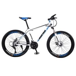 LNX Bicicleta LNX Adulto Velocidad Variable Bicicleta de montaña - Estructura de Acero al Carbono - Asiento Regulable Frenos de Disco - para Adolescentes Niño Hombres Muchachas - 24 / 26 Pulgadas