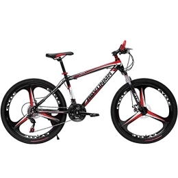 LNX Bicicletas de montaña LNX Bicicleta de montaña de 24 Pulgadas - Freno de Doble Disco - Bicicleta de Velocidad Variable para Estudiantes Adolescentes - Altura Ajustable (21 / 24 / 27 / 30 velocidades)