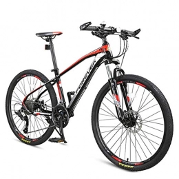 LOISK Bicicletas de montaña LOISK Bicicleta de Montaña 27.5 Pulgadas, Bicicleta con Freno de Disco hidráulico Doble, Bicicleta de Carretera para Estudiantes Adultos, Black Red