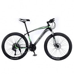 MENG Bicicletas de montaña MENG Bicicleta de Montaña 26 Pulgadas Ruedas 21 / 24 / 27 Velocidad Suspensión Completa Dual Disc Frenos de Acero de Carbono Bicicleta para Adultos para Hombre para Mujer / Verde / 21 Velocidad