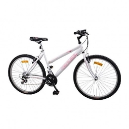 MERCIER SPORT Bicicleta MERCIER VTT Femme 26' - 18 Vitesses - Blanc et rose