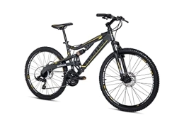 Moma Bikes Bicicletas de montaña Moma bikes MTB 26" Equinox 5.0 L-XL, BIEQX5_26G20 Unisex-Adult, Grigio / Giallo, Standard