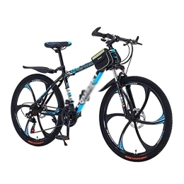 MQJ Bicicletas de montaña MQJ Bicicletas de Montaña 21 Velocidad Dual Disco Freno de Disco de 26 Pulgadas Bicicleta con Mde Acero Al Carbono Adecuado para Hombres Y Mujeres Entusiastas de Ciclismo / Azul / 27 Velocidad
