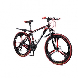 MRQXDP Bicicletas de montaña Ligeras de 27 velocidades Bicicletas de aleacin ms Fuertes 26 Pulgadas,MTB,suspensin de Horquilla, Bicicleta para Mujeres/Hombres,jvenes y Adultos,Rojo