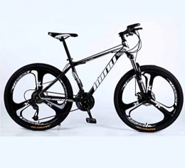 MYMGG Bicicletas de montaña MYMGG Bicicleta de Carretera de Aluminio de Alta Resistencia, 21 velocidades (24 velocidades, 27 velocidades, 30 velocidades) Bicicleta de cercanas de Doble Freno y Disco / Freno, Black2, 21speed