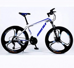 MYMGG Bicicleta MYMGG Bicicleta de Carretera de Aluminio de Alta Resistencia, 21 velocidades (24 velocidades, 27 velocidades, 30 velocidades) Bicicleta de cercanías de Doble Freno y Disco / Freno, Azul, 30speed
