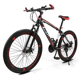 MYMGG Bicicleta De Montaña para Hombres Y Mujeres. Freno De Doble Disco De 21 Velocidades (24 Velocidades, 27 Velocidades). Bicicleta para Adultos,Red,27speed