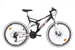 PRS Bicicleta PRS Avenger / SPR Bicicleta de montaña de 26", con suspensin, con Freno de Disco Delantero, 21 velocidades, Posibilidad de Cascos, Shimano TX35