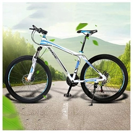 QIMENG Bicicleta QIMENG Bicicleta Montaa 26" Adulto Cambio De 27 Velocidades Motos De Nieve Playa De Bicicletas Freno De Aceite De Aleacin De Aluminio Adecuado para Altura 155-185 Cm, Azul