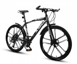 Qj Bicicletas de montaña Qj MTB 26" Bicicletas de montaña de Doble suspensin Completa del Marco MTB Peso Ligero de Acero al Carbono del Freno de Disco, 21speed