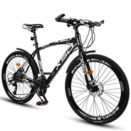 Qj Bicicletas de montaña Qj MTB 26" Bicicletas de montaña de Doble suspensin Completa del Marco MTB Peso Ligero de Acero al Carbono del Freno de Disco para Las Mujeres de los Hombres, 27speed