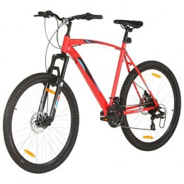 Qnotici Bicicletas de montaña Qnotici Bicicleta de montaña 29 Pulgadas Ruedas Tren de transmisión de 21 velocidades, Altura del Cuadro 58 cm, Rojo