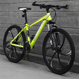 QZ Bicicleta QZ Adulto Bicicleta de montaña, Ligero Actualiza Alta de Acero al Carbono Frame Bicicletas Motos de Nieve, Doble Disco de Freno de Bicicletas Playa, 26 Pulgadas Ruedas (Color : B, Size : 21 Speed)