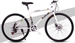 QZ Bicicleta QZ Bicicletas carretera, de 24 velocidades de 26 pulgadas, bicicletas de doble disco de freno, marco de acero al carbono de alta, camino de la bicicleta de carreras, de los hombres y de las mujeres s