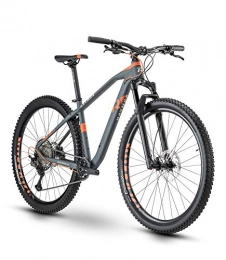 RAYMON Bicicletas de montaña RAYMON HardRay Nine 5.0 2020 - Bicicleta de montaña (29''), color gris y rojo, tamaño 43 cm, tamaño de rueda 29.0