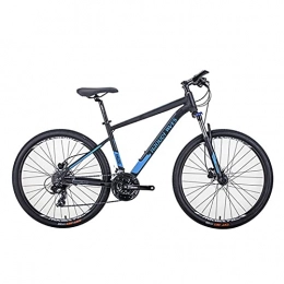 SHUI Bicicleta SHUI Bicicleta de montaña de 26 Pulgadas, 24 velocidades para Adultos Bicicleta de aleación de aleación de Aluminio Deportes Ciclismo Hombres Mujeres Ride Black Gray Blue
