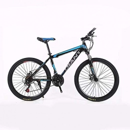 SZZ0306 Bicicleta SZZ0306 - Bicicleta de montaña de 24 pulgadas con 21 marchas, suspensin de horquilla para nios y hombres, con guardabarros delantero y trasero, azul
