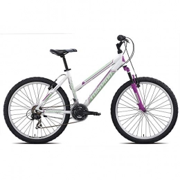 TORPADO Bicicletas de montaña TORPADO T591 Storm - Bicicleta de montaña de 26" para Mujer, Aluminio, 3 x 7 V, Talla 46, Color Blanco y Morado