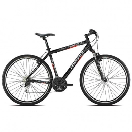 TORPADO Bicicleta TORPADO T820 Sportage Cross - Bicicleta de Trekking (28", 3 x 8 velocidades, Talla 48), Color Negro