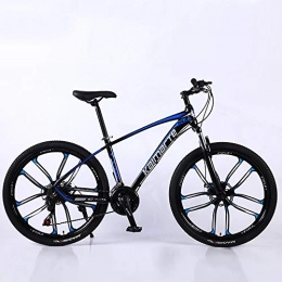 VANYA Bicicletas de montaña VANYA MTB 24 / 26 Pulgadas 24 Velocidad de Aluminio Ligero de aleacin de Off-Road de Velocidad Variable para Adultos Bicicletas 15Kg, Azul, 24inches