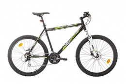 VTT Bicicletas de montaña VTT Shimano ACERA - Bicicleta de montaña telescpica para Hombre (26 Pulgadas, Marco de Aluminio, 2 Discos)