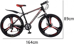 Wangwang454 Mountain Bikes Outroad Mountain Bike 21 Speed - Bicicleta de montaña con doble disco (26"), c