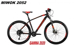 WHISTLE Bicicleta Whistle Bicicleta MIWOK 2052 Rueda 27, 5 Shimano Alivio 18 V Suntour XCM RL Gamma 2020, Black Neon Red Matt, 46 CM - M