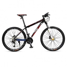 WYN Bicicleta WYN Bicicleta de montaña para Adultos Amortiguador de Velocidad Variable Hombres y Mujeres Estudiantes Off-Road Aluminio, Rojo, 24 * 15 (150-165cm)