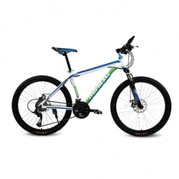WYN Bicicletas de montaña WYN Bike   Marco de aleación de Aluminio 27 velocidades 26 Pulgadas Velocidad Variable Doble Disco Amortiguación Bicicleta de Marco Duro, Azul