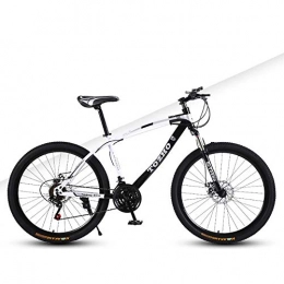 YUCHEN- Bicicleta, bicicleta de montaña for hombres y mujeres bicicletas de verano viajes de verano al aire libre bicicleta estudiante bicicleta doble choque disco velocidad de freno de bicicleta ajus
