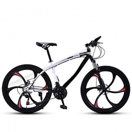ZJBKX Bicicleta ZJBKX Bicicleta de montaa de 24 pulgadas, para estudiantes y adultos, bicicletas de velocidad variable, frenos de disco duales, amortiguadores duales, ultraligeros de 24 velocidades.