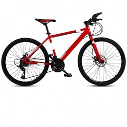ZJBKX Bicicleta ZJBKX Bicicleta de montaña, absorción de golpes para adultos, súper ligera, para estudiantes, 24 pulgadas
