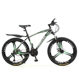 ZLZNX Bicicleta ZLZNX Mountain Bike Unisex, Bicicleta de Montaa para Adultos 26 Pulgadas, MTB para Hombre, Mujer, con Asiento Ajustable, Frenos de Doble Disco, Verde, 21Speed