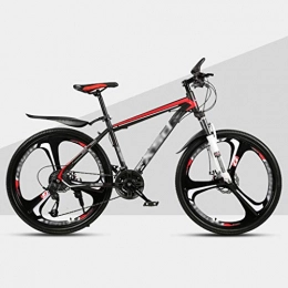 ZRN Bicicleta de montaña para Adultos, Bicicleta de cercanías, Bicicleta de Carretera Unisex de 21 velocidades, Freno de Disco Doble, Bicicleta amortiguadora
