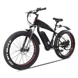 Electric oven Electric Mountain Bike 1500W High Speed Motor Electric Bike for Adults 43 Mph 26 Inch Fat Tire Electric Mountain Bicycle 48V Lithium Battery Electric Bike (Color : Black 48v 1500w, Number of speeds : 27)