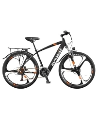 EUROBIKE Electric Mountain Bike 26" Electric Mountain Bike with Front Fork Shock Absorption, Integrated 3-Blade Motor Wheel, and Built-in Lithium Battery - X7 E-Bike