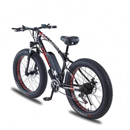 WRJY Electric Mountain Bike 26" Folding Electric Bicycle / Commute Ebike with 350W Motor 36V 8Ah Battery Professional Electric Mountain Bike for adults men with 21 Speed Transmission Gears Red