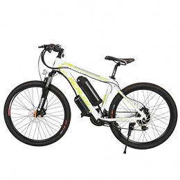 FJW Electric Mountain Bike 26 inch Electric Bike 36V 250W Unisex Mountain Ebike 24 Speeds with Disc Brakes and Suspension Fork (Removable Lithium Battery)