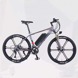 FZYE Bike 26 inch Electric Bikes, Boost Mountain Bicycle Aluminum alloy Frame Adult Bike Outdoor Cycling, Purple