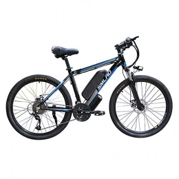 Tanamy Electric Mountain Bike 26 Inch Electric Mountain Bikes, City Commuter Travel Work Out 350W 21 Speed Gear E-Bike with 48V 13AH Large Capacity Removable Lithium-Ion Battery for Adult Men Women