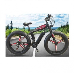 D.J Electric Mountain Bike 26-inch mountain bike power-assisted bicycle lithium battery with 40-50 kilometers of life, aluminum alloy frame, variable speed LED lights, brushless motor power 250 (w)