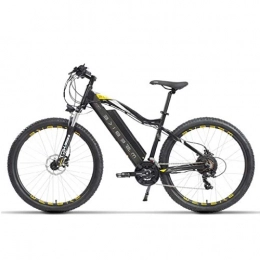 LYRWISHLY Electric Mountain Bike 27.5" Electric Trekking / Touring Bike, Electric Bicycle With 48V / 13Ah Removable Lithium-ion Battery, Front Suspension, Dual Disc Brakes, Electric Trekking Bike For Touring ( Size : Shimano 21 )