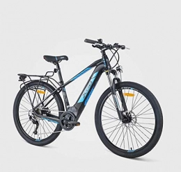 SHJR Electric Mountain Bike 27.5 Inch Adult Electric Mountain Bike, Lithium Battery LCD Display, High Strength Aluminum Alloy Frame Level 9 Variable Speed Electric Bicycle, A