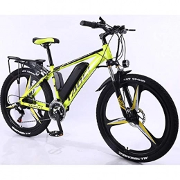 XXL-G Bike 350W Electric Bike Adult Electric Mountain Bike, 26" Electric Bicycle with Removable 8AH Lithium-Ion Battery, Professional 27Speed Gears, Black Yellow