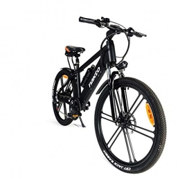 SHENXX Electric Mountain Bike 350W Fat Electric Bike 48V Mens Mountain E bike 21 Speeds 26 inch Fat Tire Road Bicycle Snow Bike Pedals with Hydraulic Disc Brakes and Full Suspension Fork (Removable Lithium Battery)