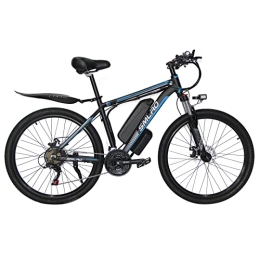 AA100 Electric Mountain Bike AA100 Electric bicycle, adult mountain bike electric moped / 48V13A lithium battery, men and women outdoor riding mountain bike 26 inch 21 speed