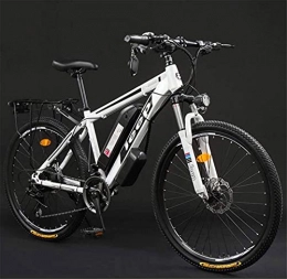 CCLLA Bike Adult 26 Inch Electric Mountain Bike, 36V Lithium Battery High-Carbon Steel 27 Speed Electric Bicycle, With LCD Display (Color : B, Size : 60KM)