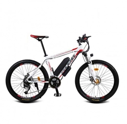 SHJR Electric Mountain Bike Adult 36V Mountain Electric Bike, High Carbon Steel Frame Lithium Battery Electric Bicycle, LCD Display, Men Women General Purpose, D, 21 speed